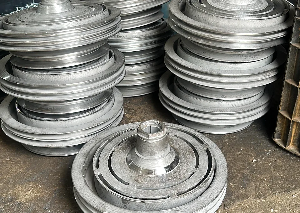Peças industriais com acabamento cadmiado